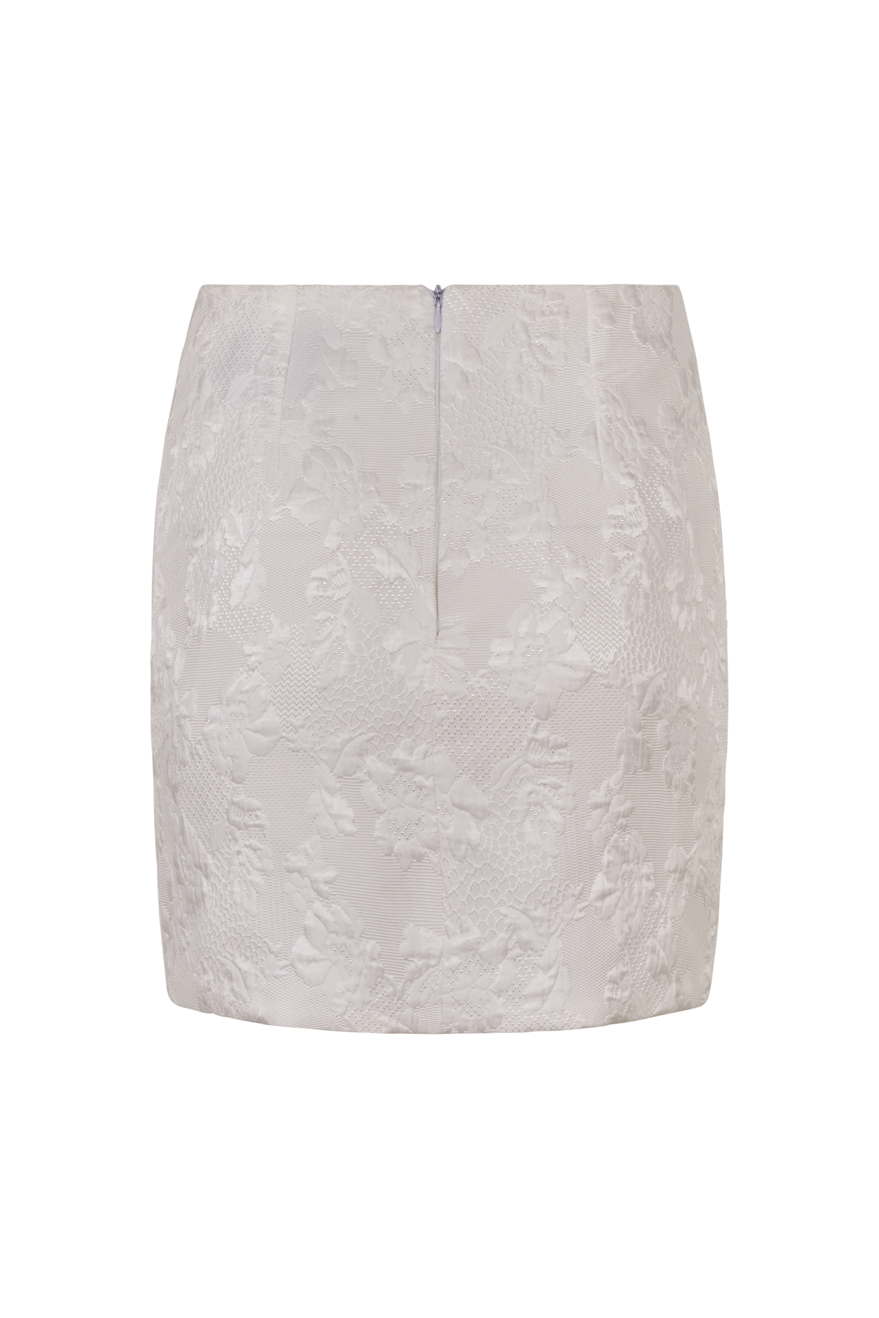 Nº12 MINI SKIRT WITH SIDE SLIT & VERY SOFT TOUCH | Wedding Collection