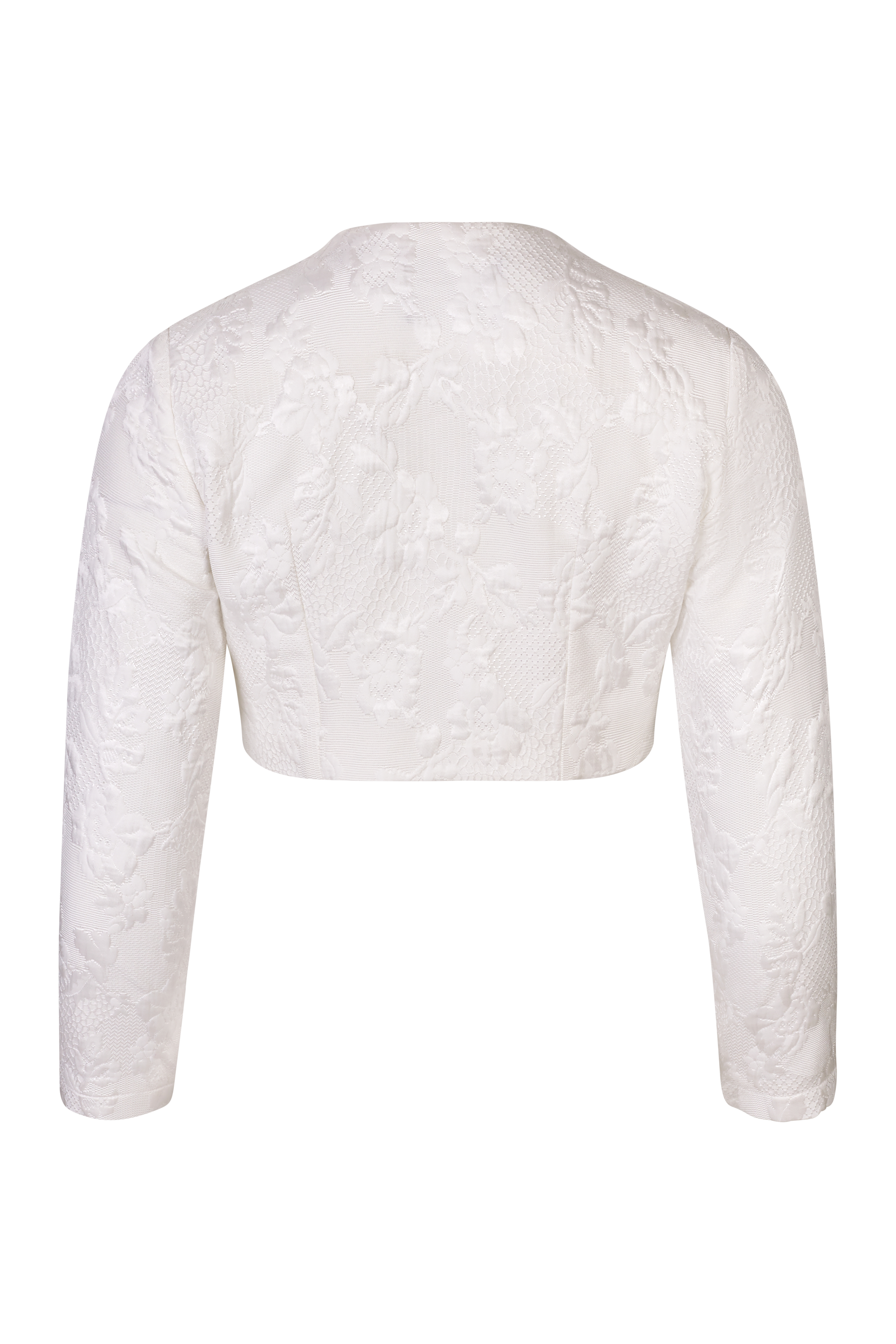Nº11 CROPPED JACKET WITH LINED BUTTONS & VERY SOFT TOUCH |  Wedding Collection